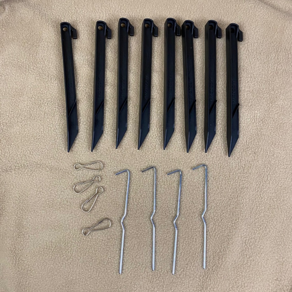 Tent Stakes‎ Anchor Kit w/ Pins Christmas Yard Inflatables Garden Stakes New